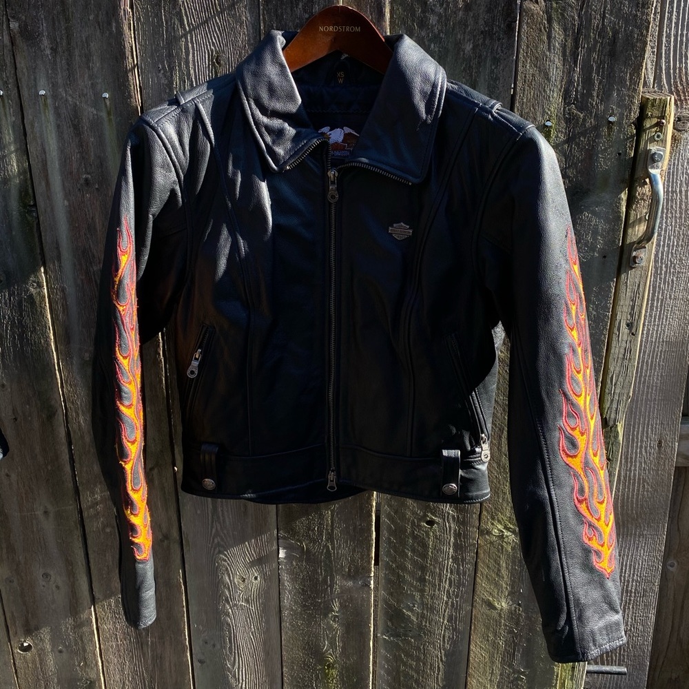 Women’s Harley Davidson REAL Leather Jacket